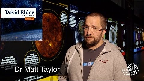 An interview with Dr Matt Taylor - David Elder Lecture 1 December 2016