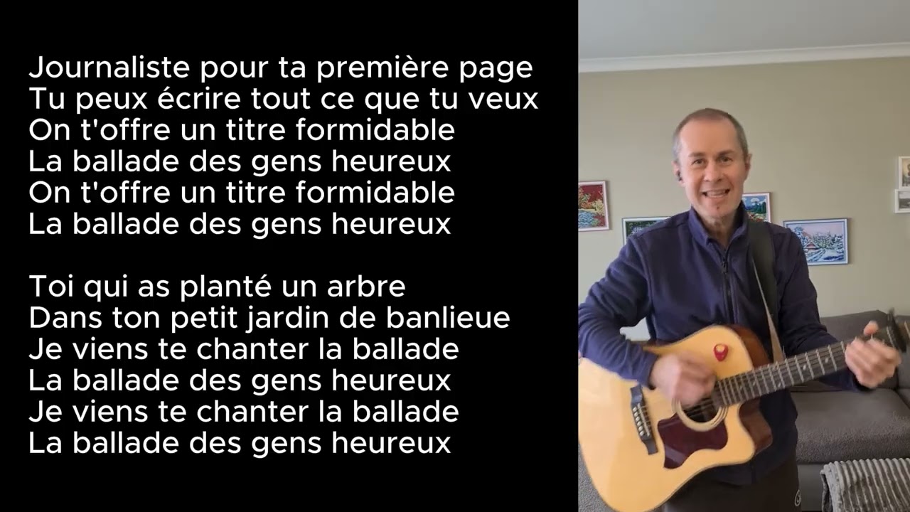 La balade des gens heureux — Gérard Lenorman | Reprise 🎶