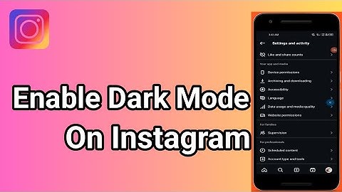 How to Enable Dark Mode on Instagram 2025