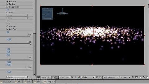[애펙 강좌] 파티클 월드의 설정방법-애프터이펙트(After Effects Simulation-Particle world Effect Tutorial)