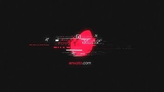 After Effects Template: Modern Glitch Logo