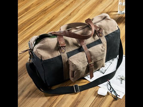 Mona B Canvas 50 Cm Travel Gym Sports Duffel Bag Navy Multicolor