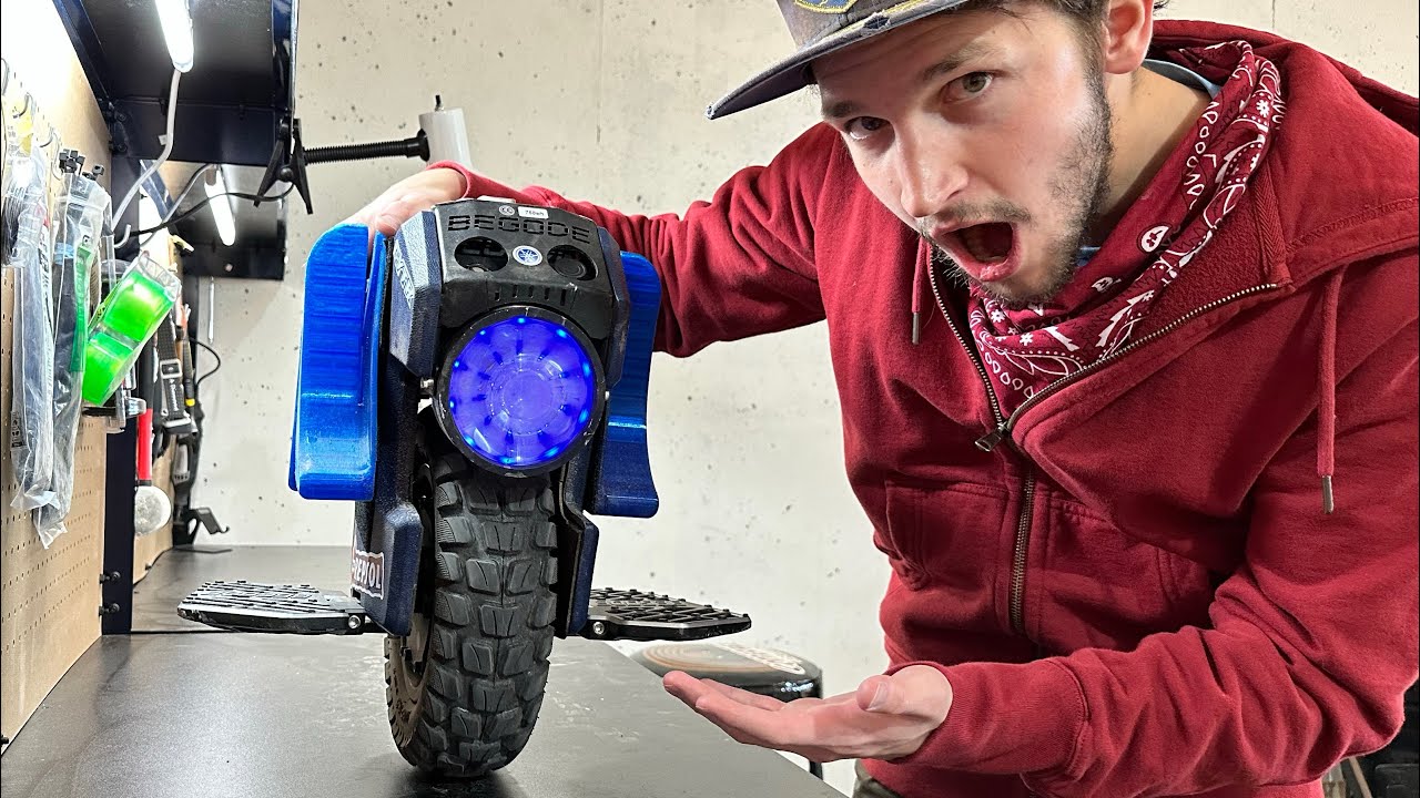 INSANE MINI ELECTRIC UNICYCLE Mten 4 (Table Top Review) YouTube