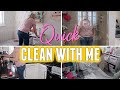 QUICK WHOLE HOUSE CLEAN WITH ME | FRIDAY CLEANING ROUTINE