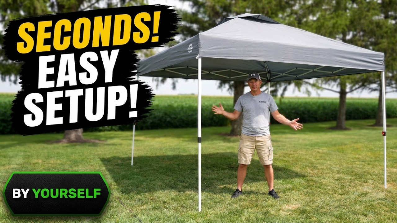 This Pop Up Tent Sets Up in Seconds! | link in Description👇 - YouTube