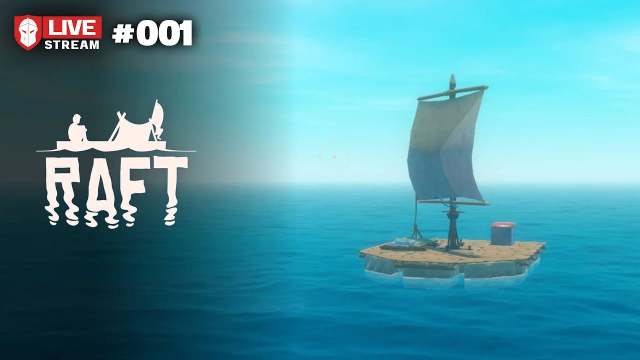 เล่นเกมแก้ง่วง - Raft #001 - YouTube