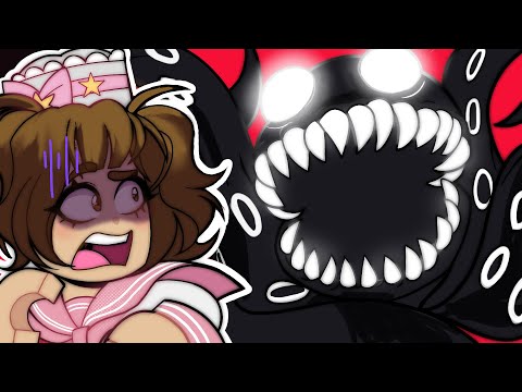 Moeka plays as Scary Sushi Chef in Roblox