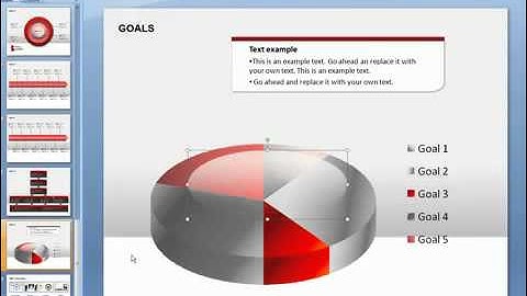 How to format 3d data driven pie chart in PowerPoint 2