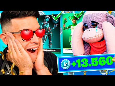 HE GANADO TODA LA TIENDA DE FORTNITE | CreativeSergi