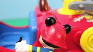 Mickey Mouse Clubhouse Mickey Fire Truck Peppa Pig George Pig Joker from Batman ToysReviewToys