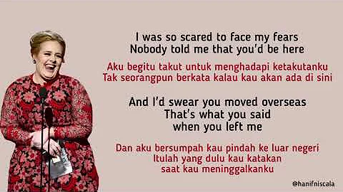 Adele -  When We Were Young | Lirik Terjemahan