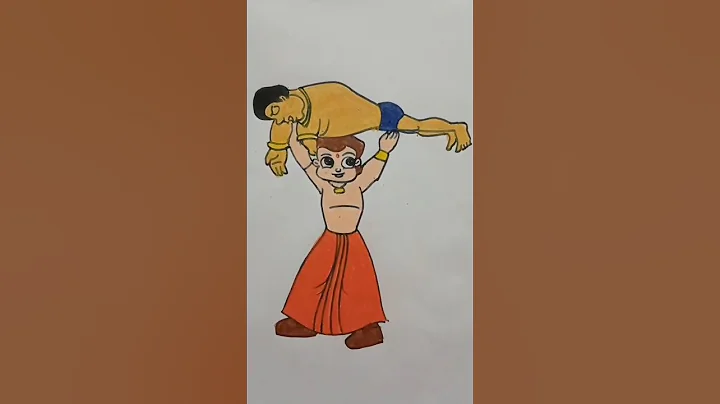 Chhota Bheem drawing easy 👌🔥 / #drawing #chhotabheem #2025 #kids #youtubeshorts #cartoon #shorts . thumbnail
