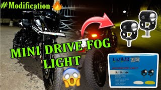 MINI DRIVE LIGHT💥 | SHOCKING RESULT WHEN IT IS GLOW 😲💥 | K&N AIR FILTER IN NS160🔥 AMAZING SOUND