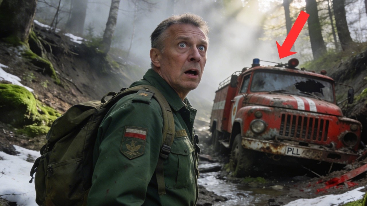 Leśnik znalazł strażacką ciężarówkę sprzed czterdziestu lat. W kabinie czekał szok...