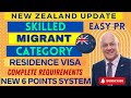 Skilled Migrant Category Resident Visa - New Zealand 6 Point System