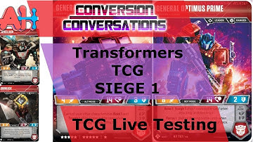 Conversion Conversations: Transformers TCG Testing Live Stream