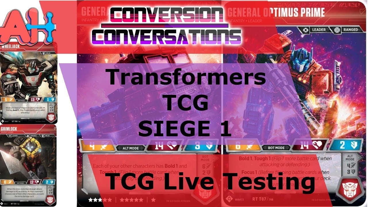 Conversion Conversations: Transformers TCG Testing Live Stream