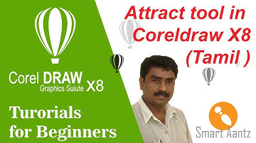 Attract tool in coreldraw X8