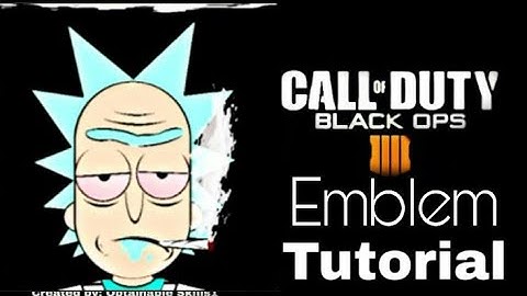 Call of Duty Black Ops 4 Cod Bo4 Emblem Tutorial