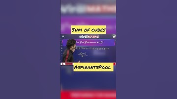 Sum of Consecutive Cubes by Navneet Sir | #viralmathtricks #shorts