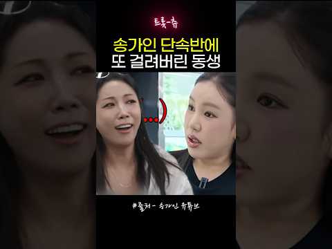송가인 단속반에 또 걸려버린 동생 #송가인#패션지적#잔소리 thumbnail