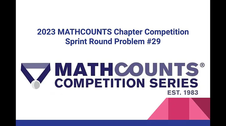 2023 MATHCOUNTS Chapter Competition Sprint Round #29 - DayDayNews