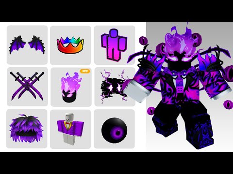 HURRY! BEST FREE ITEMS & FREE PURPLE FLAMES HEAD ROBLOX 2024