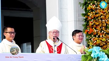 ( La Vang 2022 ) Đức Tổng Giuse Nguyễn Chí Linh tuyên bố bế mạc kỳ hành hương Đức Mẹ La Vang 2022.