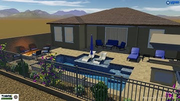Budzichowski Backyard Oasis- Thunderbird Pools and Spas- ThunderScapes