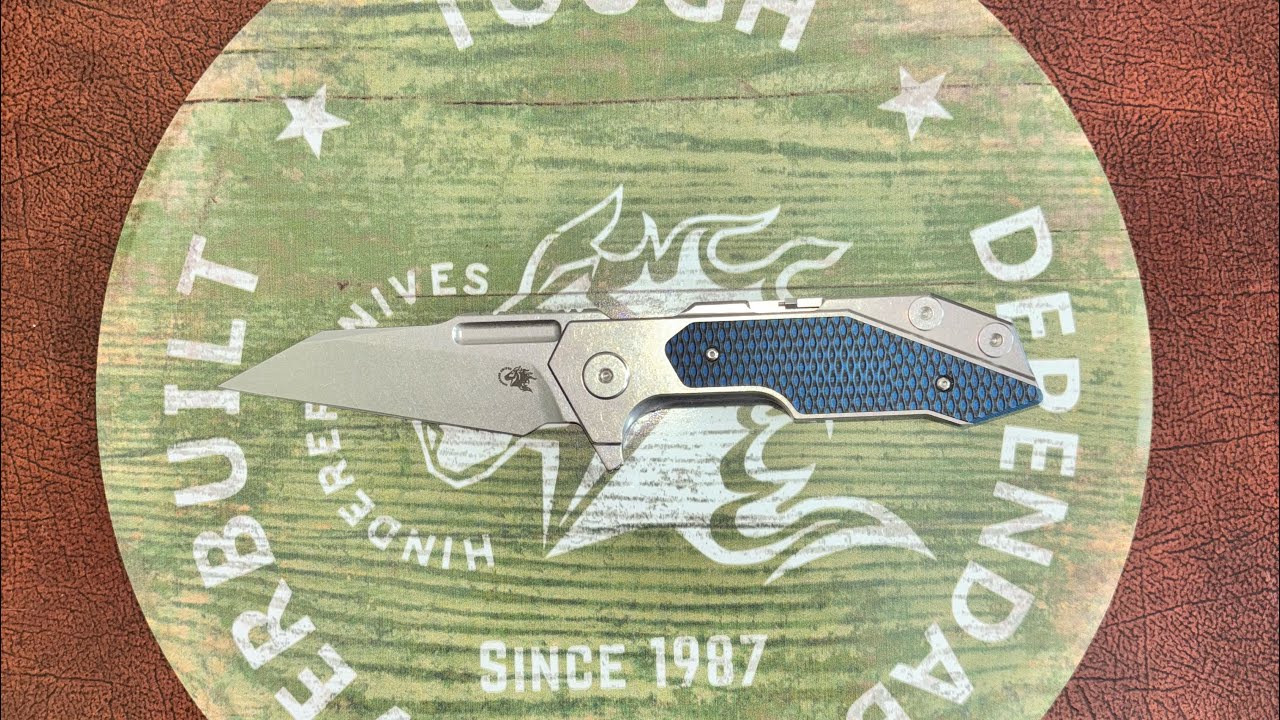 【HI FI FNK】Conflict Washed Top Rick Hinderer Fulltrack Wharny Knife Review - YouTube