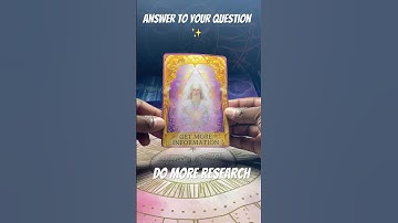 Answer To Your Question ✨#reading #questionanswer #oraclereading #message #fyp