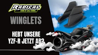 Kann eine YZF-R 125 fliegen? 🚀 ⎥Einbau Winglets und Hebelset