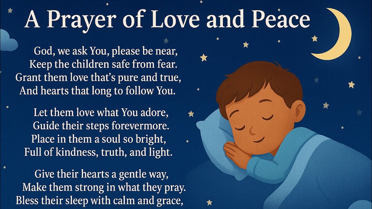 Children's Prayer For Peace In The World