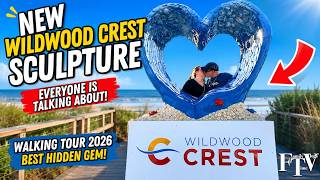 NEW Wildwood Crest Sculpture Everyone Is Talking About! Walking Tour 2026 BEST Hidden Gem! 🌊