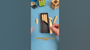 How can you perfectly fit a cylinder into a box?#puzzle#iq#iqtest