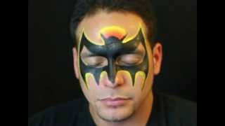 batman face mask paint tutorial quick
