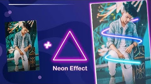 Neon glowing  effect  Photoshop। With Mobile । Bangla  tutorial।  Tips Bongo