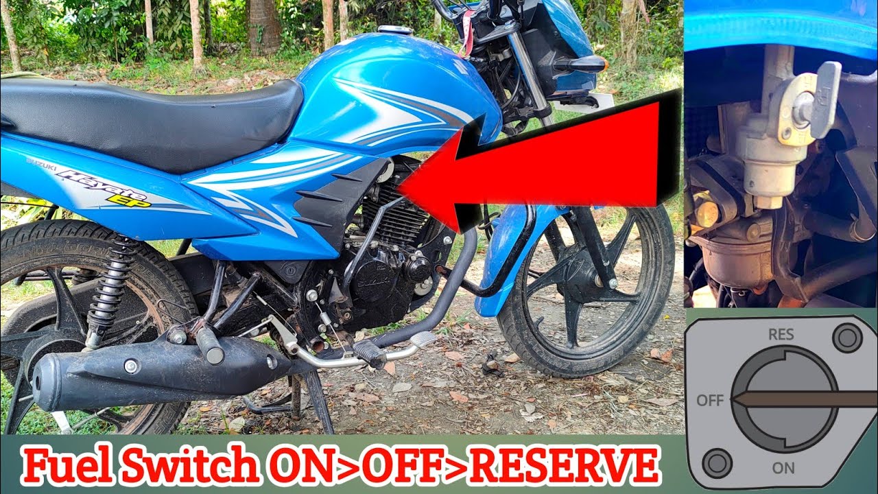 Carburetor bike Fuel Switch (onoffReserve) How it works YouTube