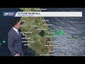 Rain chances decrease heading into the weekend