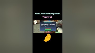 Na bros!! The ping ain