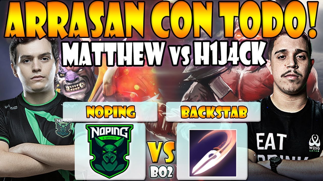 NOPING VS BACKSTAB BOYS BO2[GAME 2] MATTHEW & PAKAZS - MOBIUS.BET MAESTROS - DOTA 2 PRO