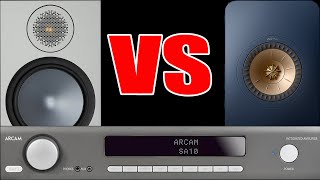 [Sound Battle] KEF LS50 META vs Monitor Audio Bronze 100 Bookshelf Speakers w/Arcam SA10 Amplifier