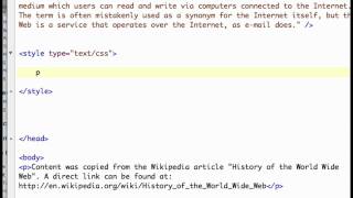 (9/25) Introduction to CSS Syntax
