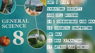 Unit 3| Part 2| Variations, Heredity, and Cell Division| Grade 8| Chromosome & DNA| Mitosis Meiosis