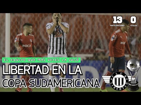 Libertad, el equipo que MÁS veces jugó la Copa Sudamericana pero NUNCA la ganó
