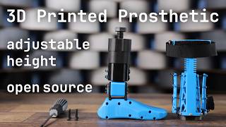 An Open-Source 3D Printed Prosthetic Leg That Grows With Its User