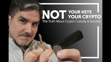 🚨 "Not Your Keys, Not Your Crypto" – The Truth About Crypto Custody & Security! 🚨