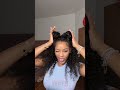 Easy steps to achieve that influencer-level flawless curly look!✨💁🏽♀️#halfwig #trending #hair#fyp