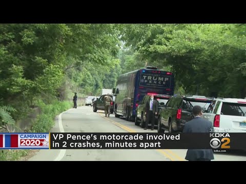 Vice President Mike Pence's Motorcade Involved In 2 Crashes Minutes Apart