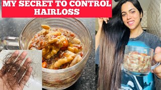 How I stopped my extreme hairfall-Home remedy for hair loss